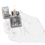 Bricheta Zippo 20855 Timberwolves Wolf fotografia produsului View 4 S