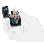 Bricheta Zippo 28042 Skull fotografia produsului View 4 S