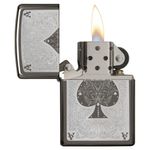 Bricheta Zippo 28323 Ace Of Spades fotografia produsului View 3 S