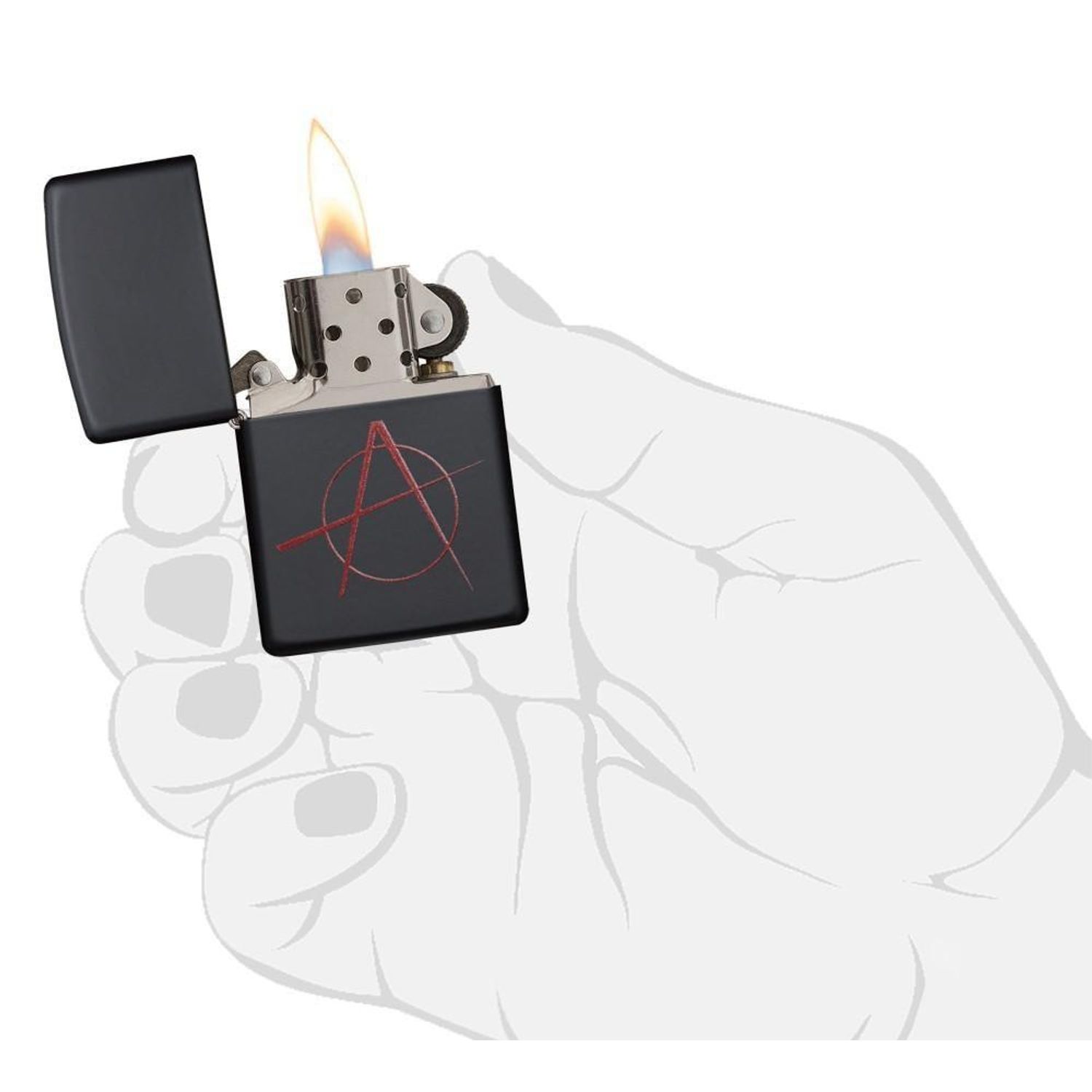 Bricheta Zippo 20842 Anarchy fotografia produsului View 4 L