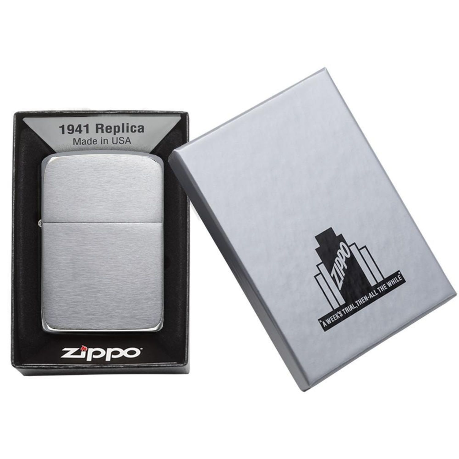 Bricheta Zippo 1941 1941 Vintage Replica fotografia produsului View 5 L