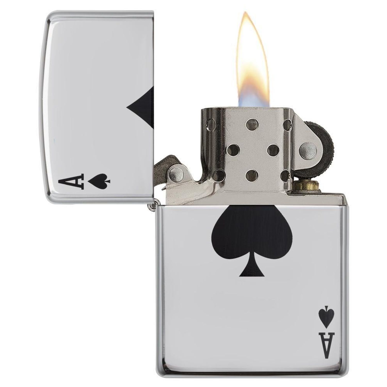 Bricheta Zippo 24011 Lucky Ace fotografia produsului View 3 L