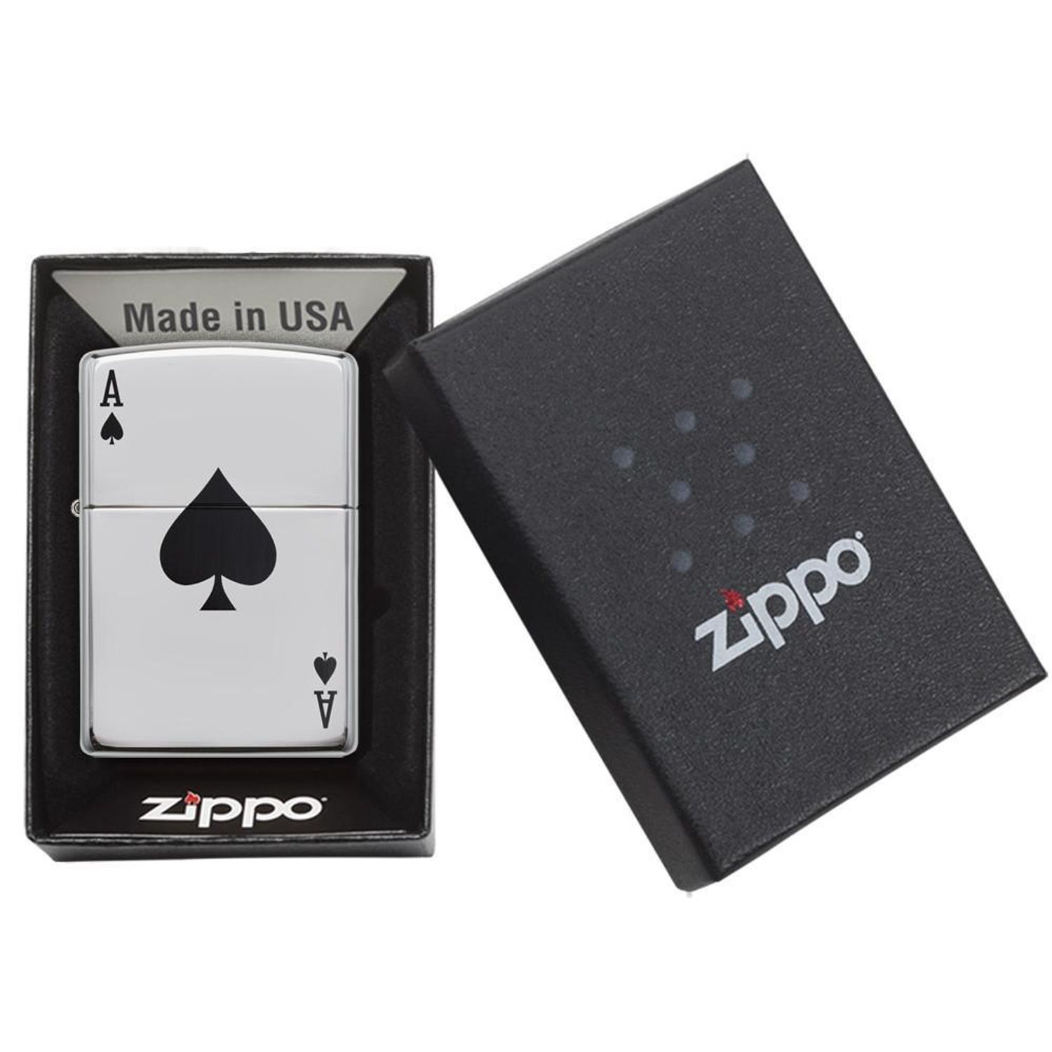 Bricheta Zippo 24011 Lucky Ace fotografia produsului View 5 L