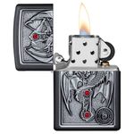 Bricheta Zippo 49755 Anne Stokes Gothic Guardian fotografia produsului View 3 S
