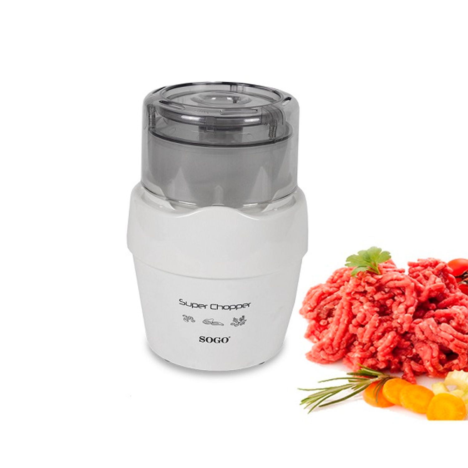 Tocator SOGO 5810, 800 W, 250 ML, ABS,alb fotografia produsului View 6 L