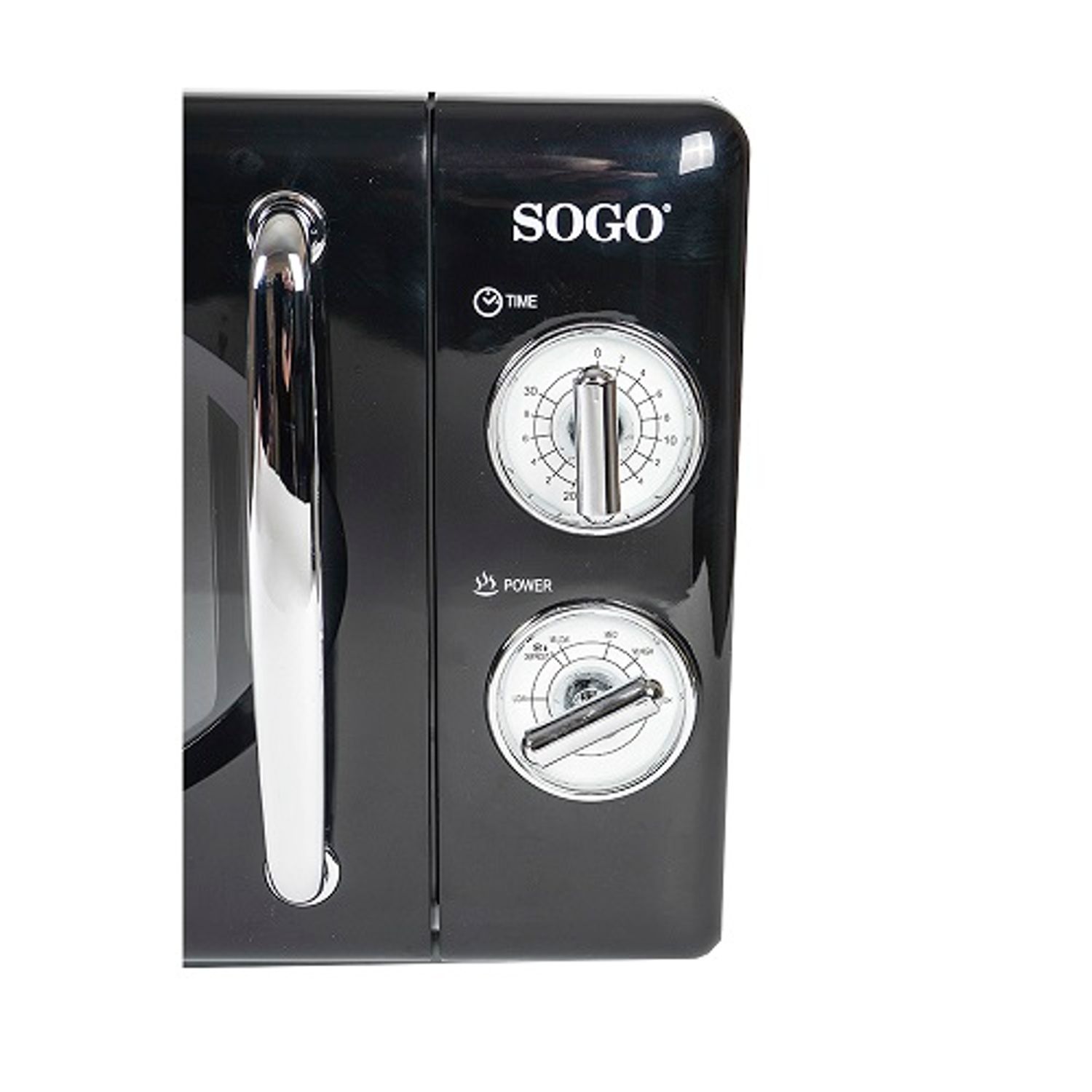 Cuptor cu microunde retro vintage, SOGO HOR-SS-890,20l, 700W, timer, Negru fotografia produsului View 4 L