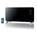 Convector electric de podea /perete, Wifi, SOGO 18445,1500W,  termostat electronic, negru fotografia produsului View 4 S