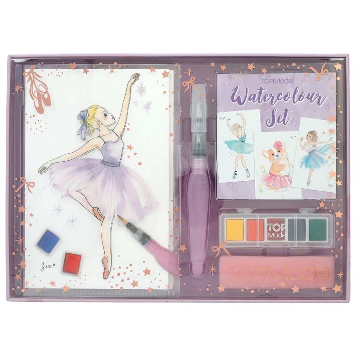Set Carte de colorat cu Apa Top Model fotografia produsului