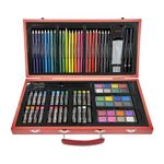 Set de desen 84 piese Timeless Tools, in cutie de lemn fotografia produsului