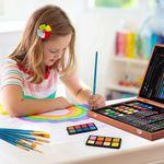 Set de desen 84 piese Timeless Tools, in cutie de lemn fotografia produsului View 2 S