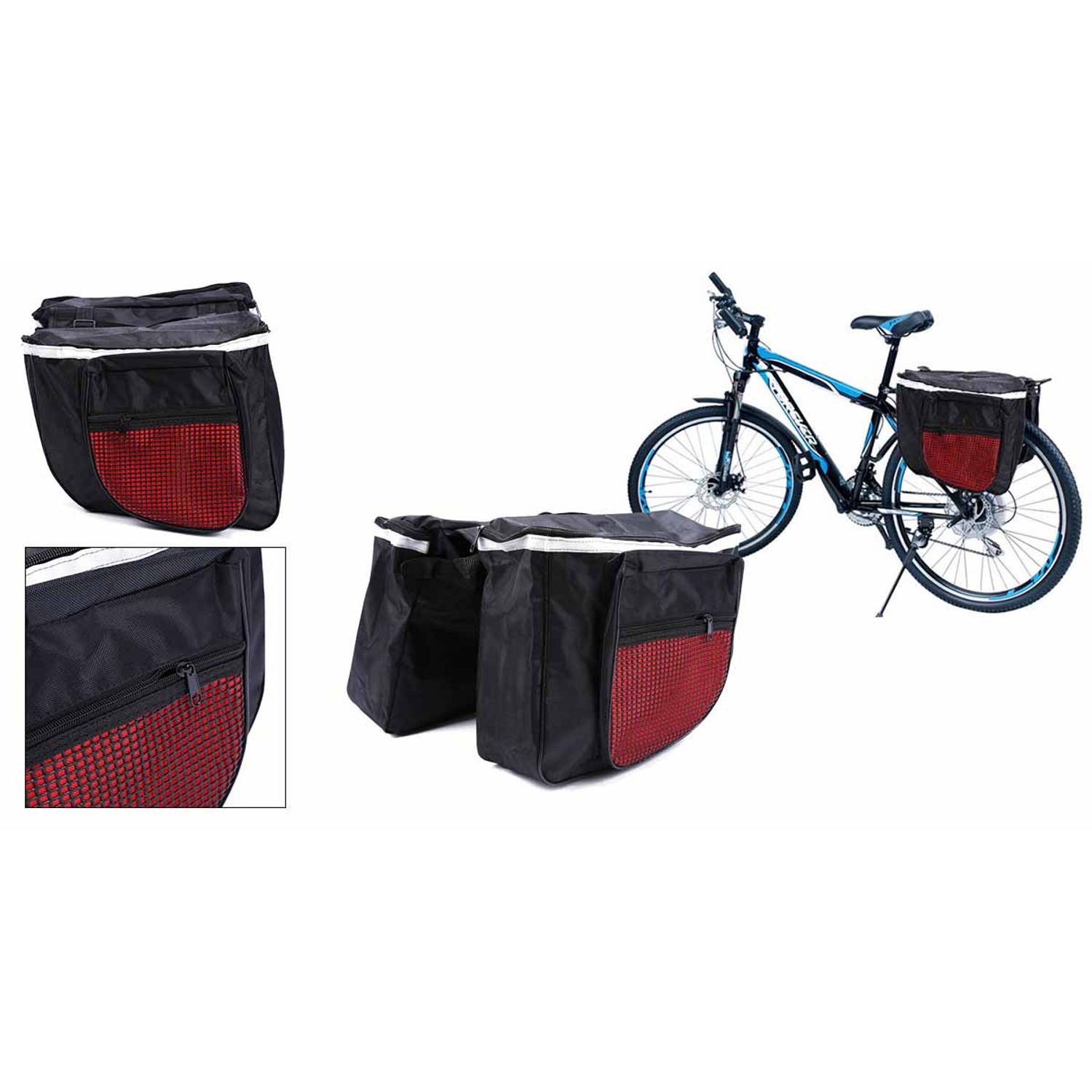 Geanta dubla Timeless Tools pentru bicicleta, capacitate 25l fotografia produsului View 6 L