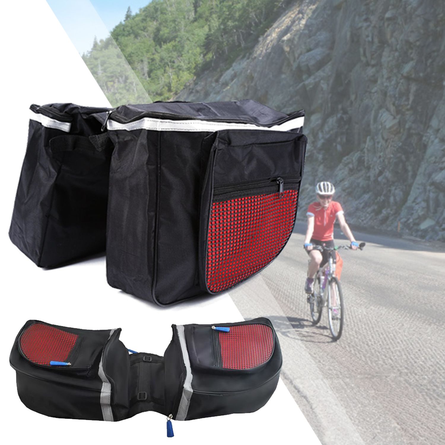 Geanta dubla Timeless Tools pentru bicicleta, capacitate 25l fotografia produsului View 10 L