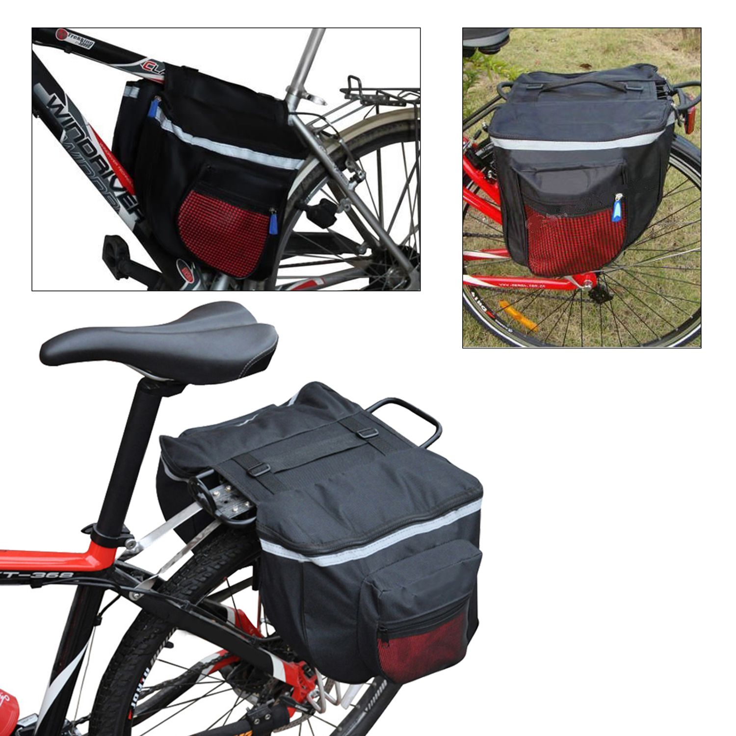 Geanta dubla Timeless Tools pentru bicicleta, capacitate 25l fotografia produsului View 11 L