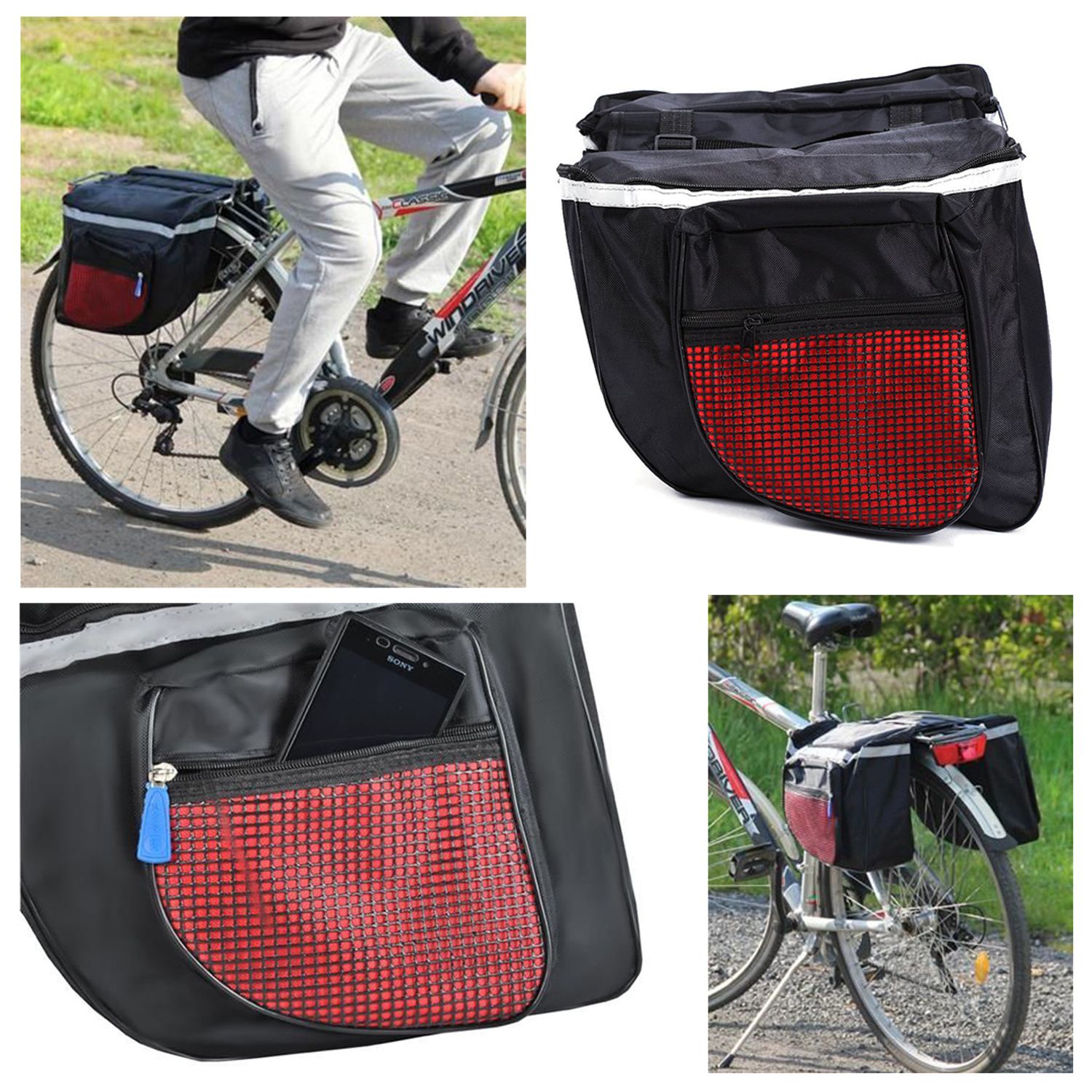 Geanta dubla Timeless Tools pentru bicicleta, capacitate 25l fotografia produsului View 12 L