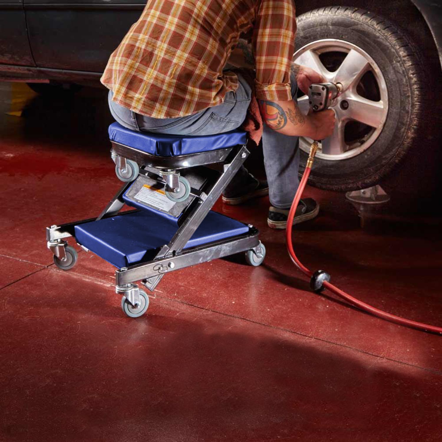 Targa, scaun mobil Timeless Tools cu roti pentru service auto fotografia produsului View 3 L