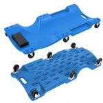 Pat mecanic din plastic Timeless Tools cu roti pentru service auto, Albastru fotografia produsului View 2 S