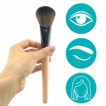 Trusa pensule machiaj Timeless Tools, 24 piese, Negru/Maro fotografia produsului View 4 S