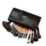Trusa pensule machiaj Timeless Tools, 24 piese, Negru/Maro fotografia produsului View 3 S