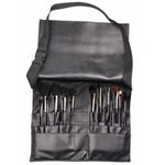 Set 18 pensule machiaj Timeless Tools, in suport tip sort, Negru fotografia produsului