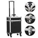 Geanta cosmetice Timeless Tools, tip troler, Negru fotografia produsului
