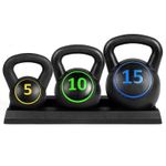 Set gantere Kettlebell Timeless Tools, 3 piese fotografia produsului