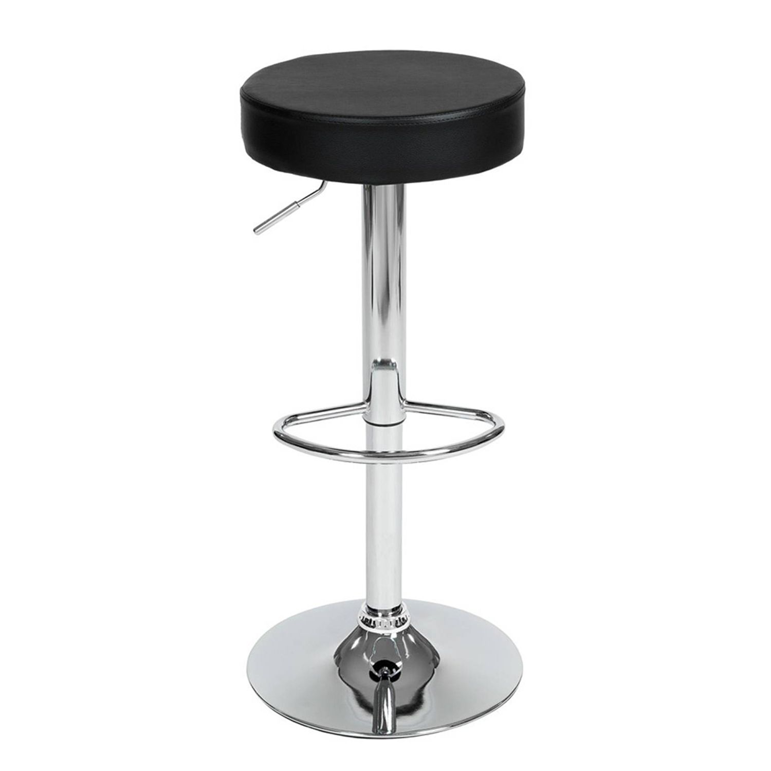 Set 2 scaune de bar Timeless Tools, stil clasic, Negru fotografia produsului View 3 L