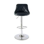 Set 2 buc scaune de bar cu spatar Timeless Tools. stil modern, reglabila pe inaltime, Negru fotografia produsului View 3 S