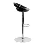 Set 2 scaune de bar Kitti Timeless Tools, Sezut din plastic, Negru fotografia produsului View 4 S