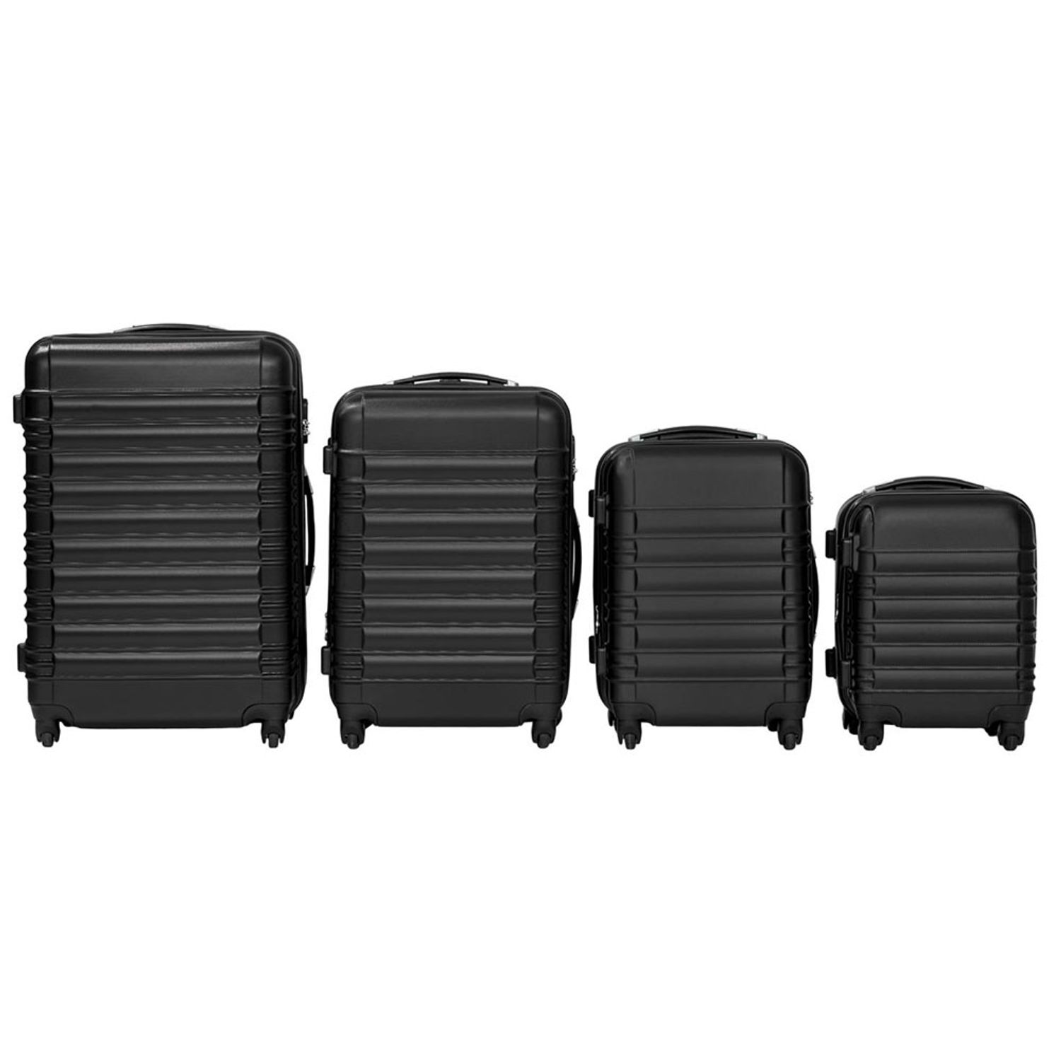 Set de 4 trolere Timeless Tools, cabina ABS, Negru fotografia produsului View 3 L