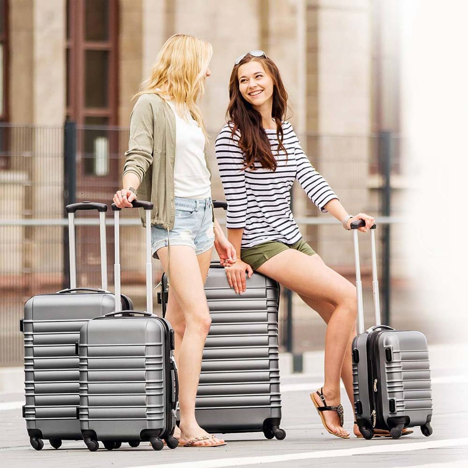 Set de 4 trolere Timeless Tools, cabina ABS, Gri fotografia produsului View 4 L