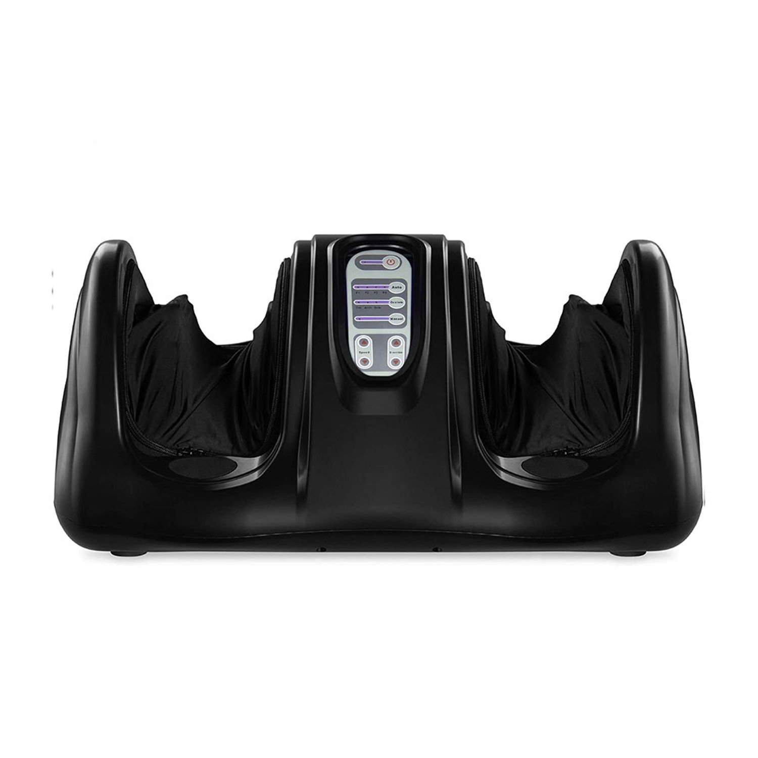 Aparat masaj Serenity pentru picioare, cu telecomanda, 4 programe, 3 niveluri de intensitate, Negru mat fotografia produsului View 2 L