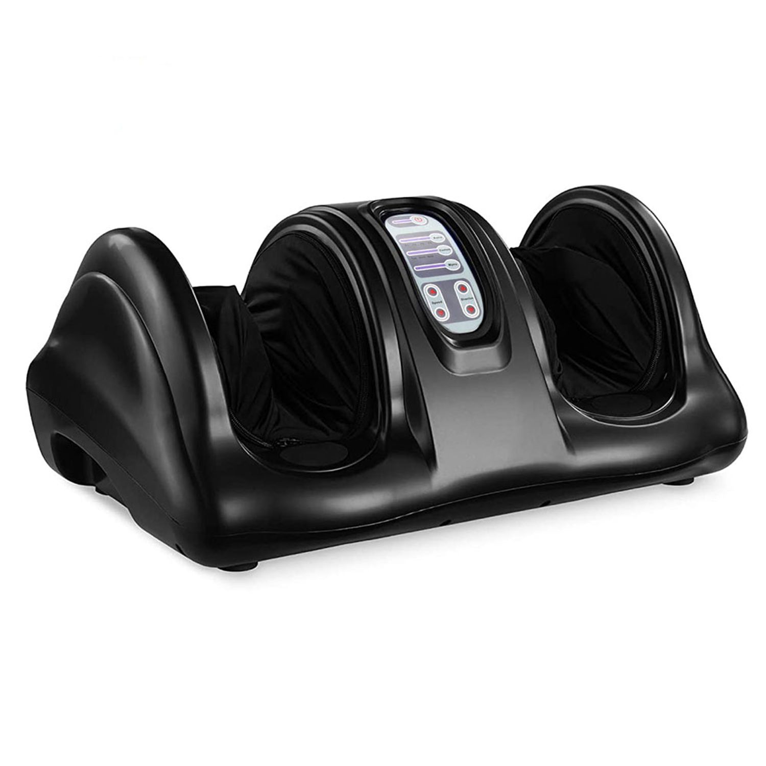Aparat masaj Serenity pentru picioare, cu telecomanda, 4 programe, 3 niveluri de intensitate, Negru mat fotografia produsului