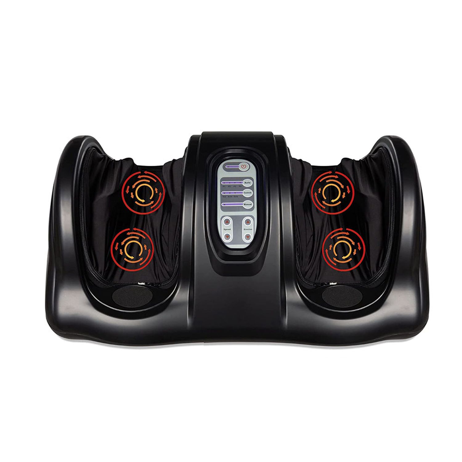 Aparat masaj Serenity pentru picioare, cu telecomanda, 4 programe, 3 niveluri de intensitate, Negru mat fotografia produsului View 3 L