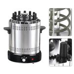 Gratar vertical Timeless Tools cu 12 buc frigarui inox rotative la 360&deg;, 1200 W fotografia produsului View 3 S