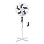 Ventilator cu picior Timeless Tools, cu telecomanda, 3 moduri diferite, Alb fotografia produsului