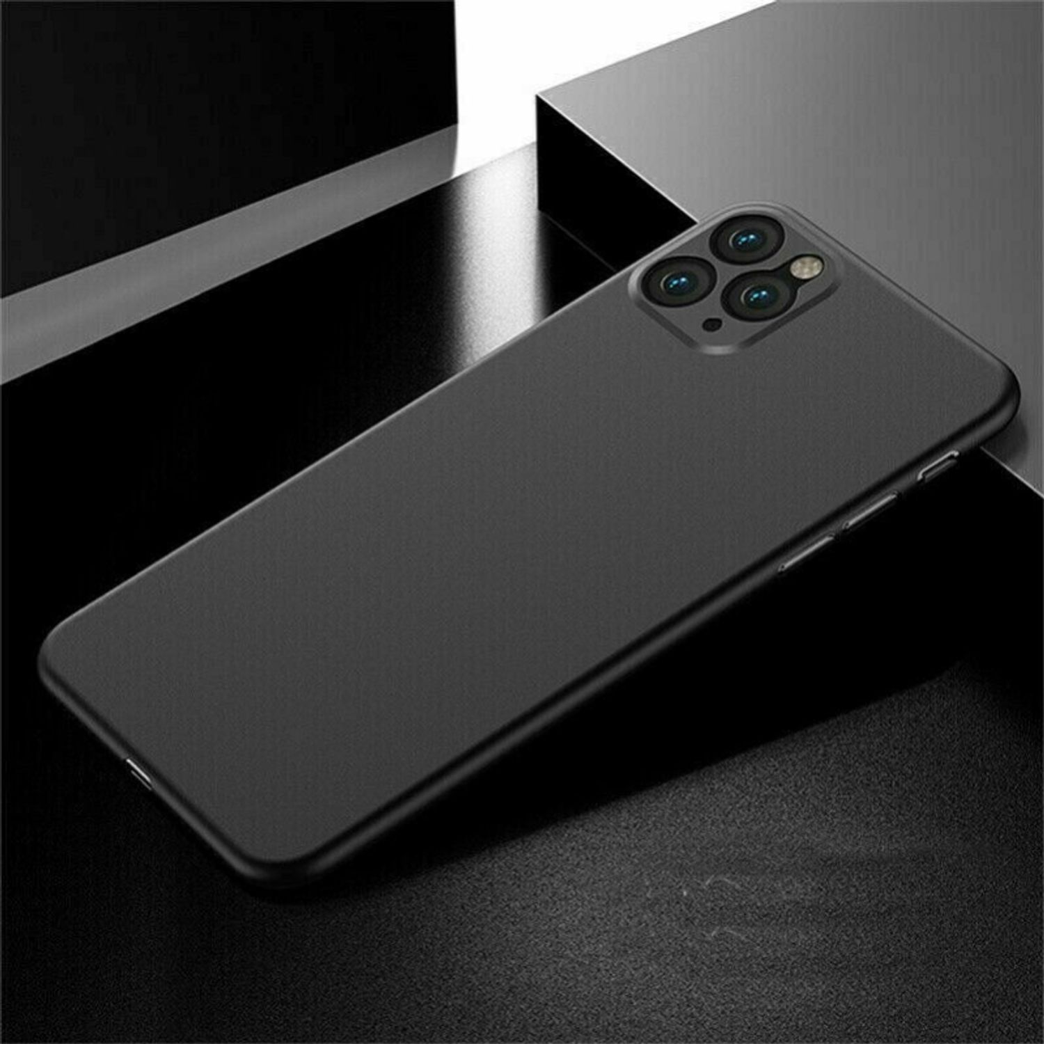 Husa de protectie ultra slim, Iphone 11 Pro Max, Gonga&reg; Negru fotografia produsului View 4 L