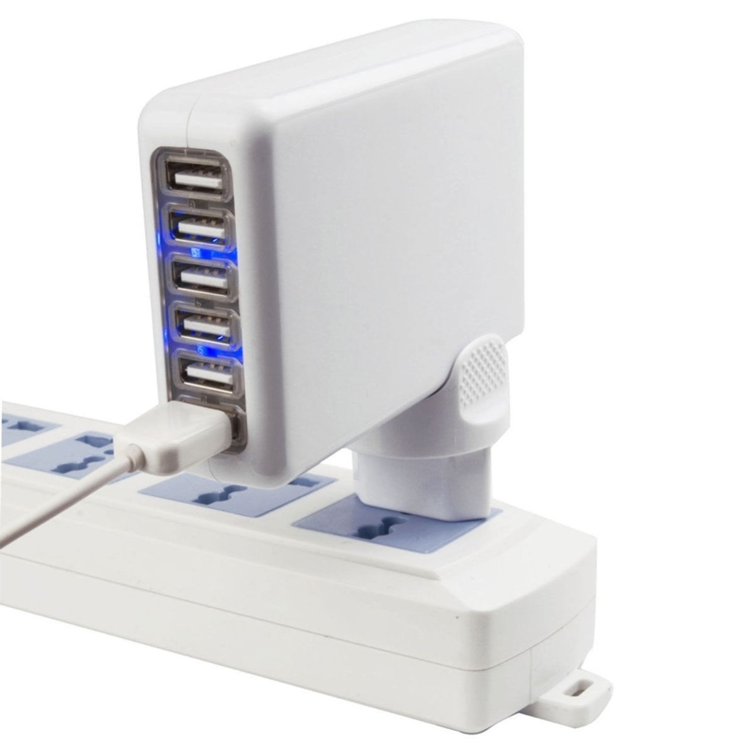 Incarcator priza, 6 porturi usb, alb, Gonga&reg; Alb fotografia produsului View 4 L