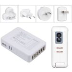 Incarcator priza, 6 porturi usb, alb, Gonga&reg; Alb fotografia produsului View 2 S