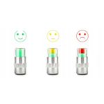 Set 4 capacele roata cu indicator de presiune, Gonga&reg; Argintiu fotografia produsului View 4 S