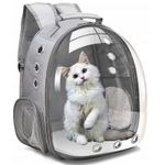 Rucsac transport animale de companie, tip panoramic, Gonga&reg; Gri fotografia produsului View 2 S