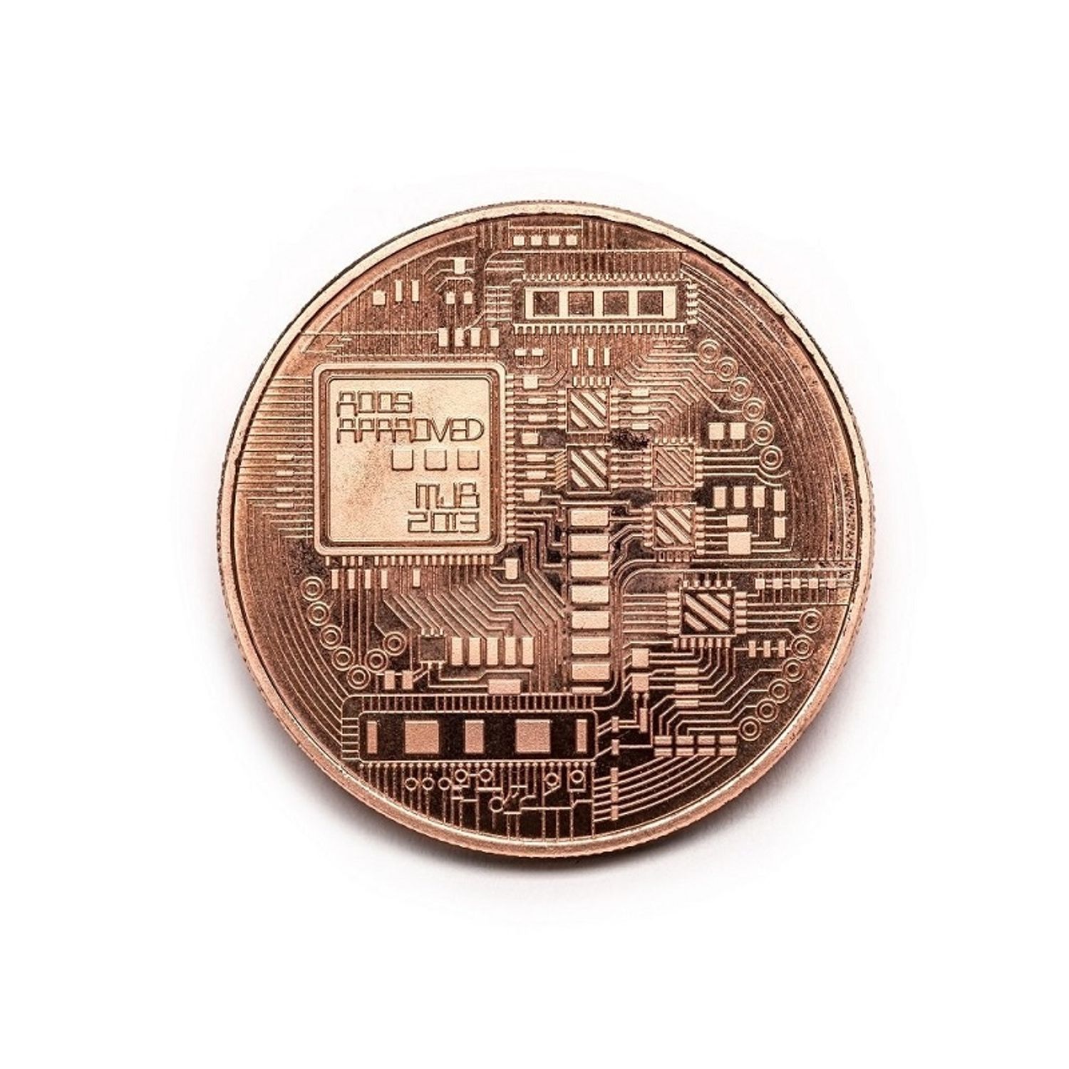 Moneda Bitcoin pentru colectionari Roz fotografia produsului View 2 L