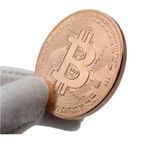 Moneda Bitcoin pentru colectionari Roz fotografia produsului View 5 S