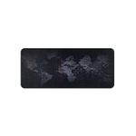 Mouse pad cu model harta lumii, Gonga&reg; Negru 80 x 30 cm fotografia produsului