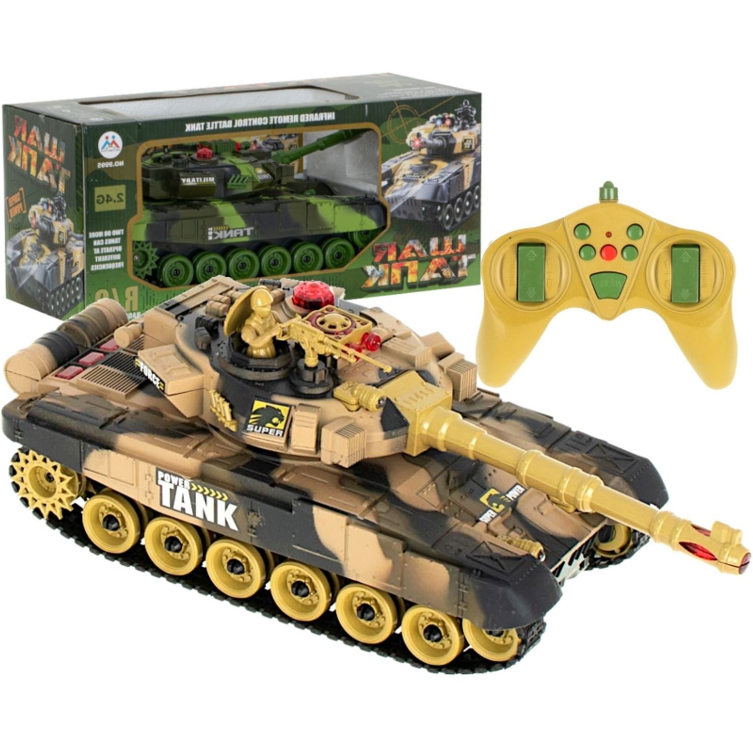 Tanc militar de lupta 9993 cu telecomanda, Gonga&reg; Maro fotografia produsului View 3 L