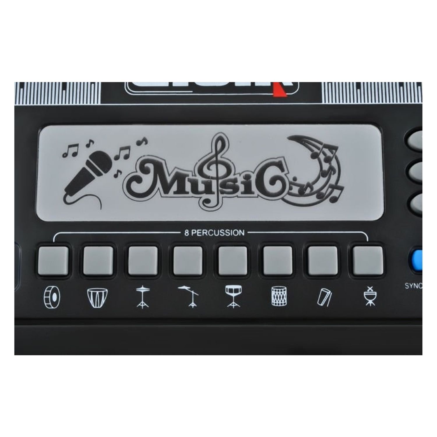 Orga electronica cu Microfon, Echipata cu 54 Taste, Gonga&reg; Negru fotografia produsului View 11 L