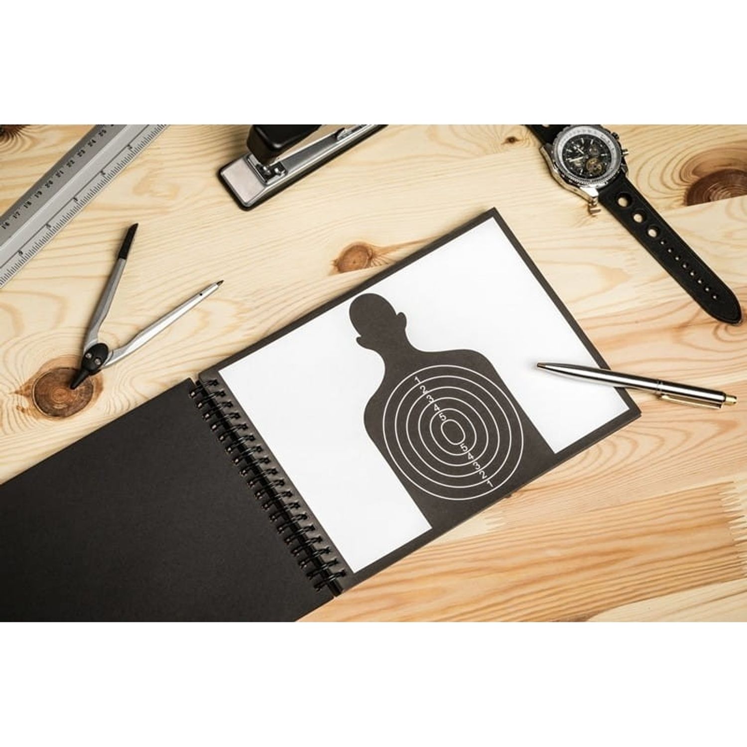 Agenda de birou model 3D, Gonga&reg; Pistol fotografia produsului View 3 L