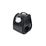 Rucsac transport animale de companie, tip capsula astronaut, Gonga&reg; Negru fotografia produsului View 3 S