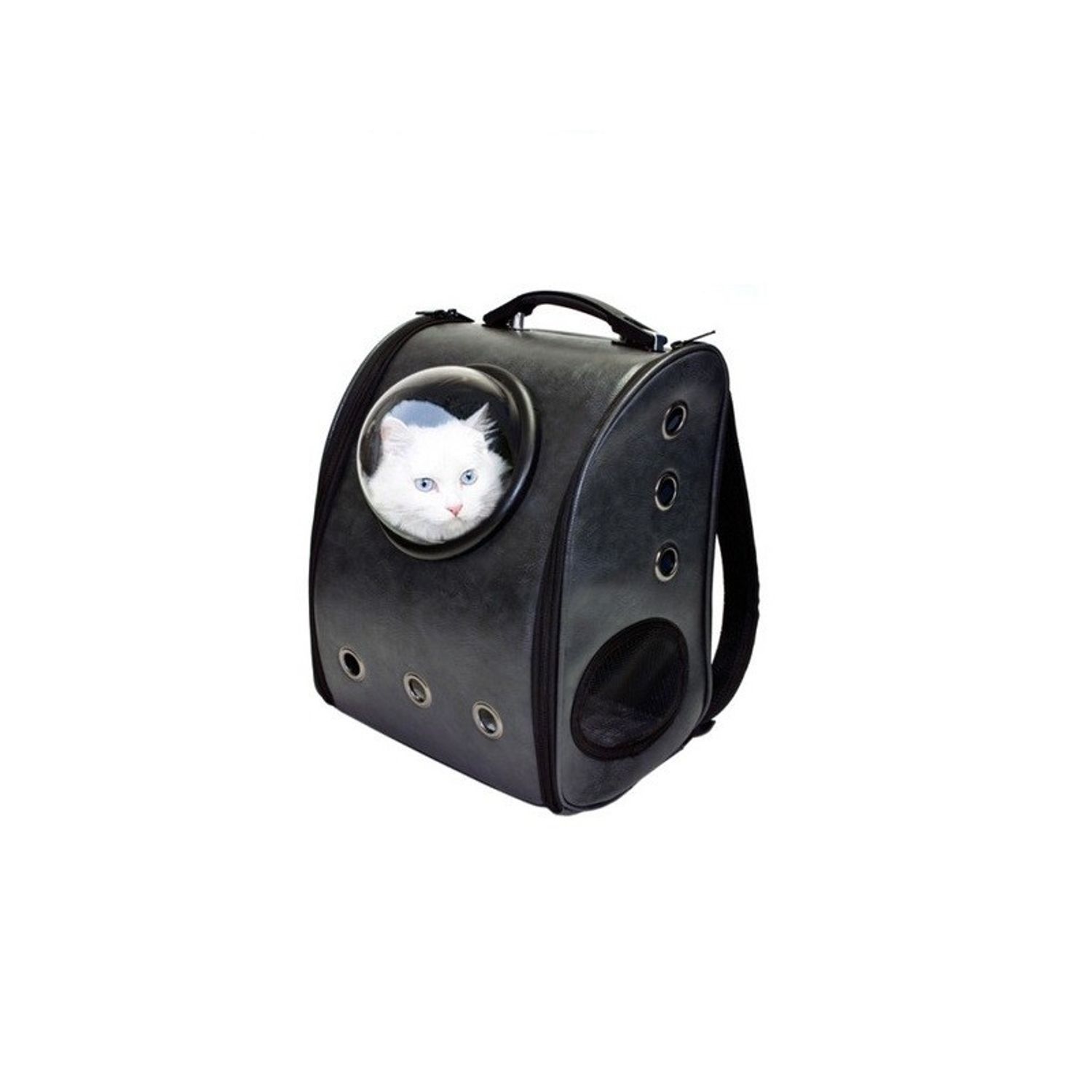 Rucsac transport animale de companie, tip capsula astronaut, Gonga&reg; Negru fotografia produsului View 3 L