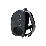 Rucsac transport animale de companie, tip capsula astronaut, Gonga&reg; Negru fotografia produsului View 2 S