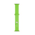 Curea compatibila Apple Watch 1/2/3/4, silicon, 42/44 mm Verde fotografia produsului